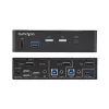 StarTech.com 2-Port DisplayPort KVM-Switch, 4K 60Hz, DP 1.2, EDID-Verwaltung, 2-Port USB 3.0 Hub, 4x USB HID-Ports, TAA-konform