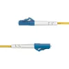 StarTech.com 30 m (98,4 ft) LC auf LC (UPC) OS2 Singlemode Simplex Glasfaserkabel, 9/125 µm, 40G/100G, biegeunempfindlich, geringe Einfügedämpfung, LSZH Glasfaser-Patchkabel