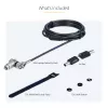 StarTech.com 25er-Pack universelles Notebook-Schloss 2 m, gleichschließend, Sicherheitskabel, kompatibel mit Noble Wedge®/Nano/K-Slot, schnittfestes Diebstahlschutz-Kabel