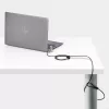 StarTech.com 25er-Pack Universal Laptop-Schloss 2 m, serialisiertes Sicherheitskabel für Notebook, kompatibel mit Noble Wedge®/Nano/K-Slot, schlüsselloses Zahlenschloss-Kabel – TAA