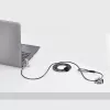 StarTech.com 25er-Pack Universal Laptop-Schloss 2 m, serialisiertes Sicherheitskabel für Notebook, kompatibel mit Noble Wedge®/Nano/K-Slot, schlüsselloses Zahlenschloss-Kabel – TAA