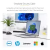 StarTech.com 25er-Pack Universal Laptop-Schloss 2 m, serialisiertes Sicherheitskabel für Notebook, kompatibel mit Noble Wedge®/Nano/K-Slot, schlüsselloses Zahlenschloss-Kabel – TAA