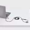 StarTech.com 10-Pack Dual-Access Laptop-Schloss, 1,98 m gleichschließend und Zahlenkombination Sicherheitskabelschloss für K-Slot-Geräte, Computer-Diebstahlschutz Stahlkabel
