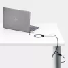 StarTech.com 10-Pack Dual-Access Laptop-Schloss, 1,98 m gleichschließend und Zahlenkombination Sicherheitskabelschloss für K-Slot-Geräte, Computer-Diebstahlschutz Stahlkabel