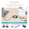 StarTech.com 10-Pack Dual-Access Laptop-Schloss, 1,98 m gleichschließend und Zahlenkombination Sicherheitskabelschloss für K-Slot-Geräte, Computer-Diebstahlschutz Stahlkabel