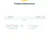 StarTech.com 3 m blaues CAT8 Ethernet-Kabel, rastnasenfreier RJ45, 25G/40G, 2000 MHz, 100 W PoE++, S/FTP, 26 AWG reine blanke Kupferader, LSZH, geschirmtes Netzwerk-Patchkabel mit Zugentlastung, einzeln geprüft