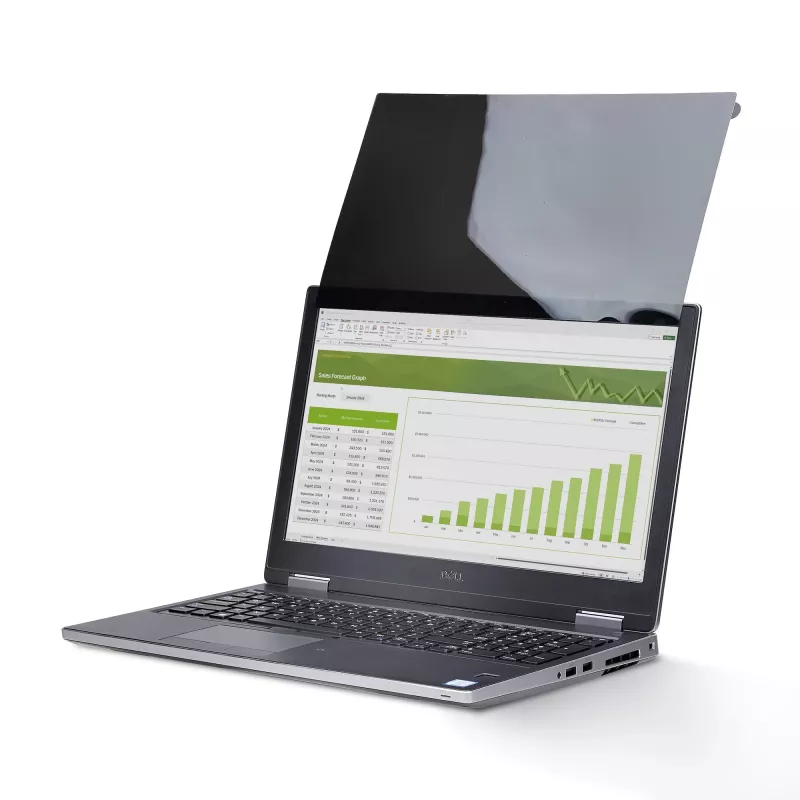 StarTech.com 16-Zoll 16:10 Flip-Up-Blickschutzfolie mit Touch, blendfreier Blickschutzfilter, Laptop-Monitor-Bildschirmschutz mit 51 % Blaulichtreduzierung