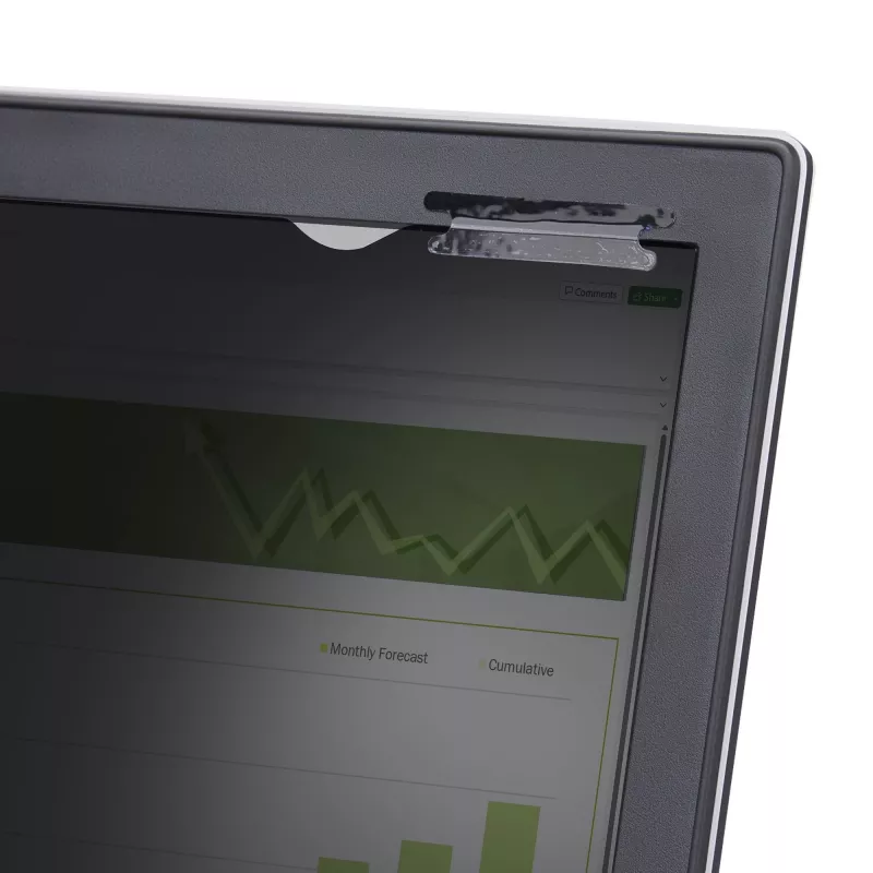 StarTech.com 16-Zoll 16:10 Flip-Up-Blickschutzfolie mit Touch, blendfreier Blickschutzfilter, Laptop-Monitor-Bildschirmschutz mit 51 % Blaulichtreduzierung