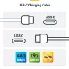 StarTech.com 3m (9.8ft) Weißes USB-C-Ladekabel, USB-C-Kabel, USB 2.0 Type-C Laptop-Ladekabel, 60W 3A Power Delivery, TPE-Mantel, USB-C-Datenübertragungskabel, M/M
