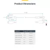 StarTech.com 3m (9.8ft) Weißes USB-C-Ladekabel, USB-C-Kabel, USB 2.0 Type-C Laptop-Ladekabel, 60W 3A Power Delivery, TPE-Mantel, USB-C-Datenübertragungskabel, M/M