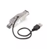 StarTech.com Gigabit Fiber zu RJ45 Ethernet Medienkonverter Dongle, optisch Singlemode 10 km/Multimode 800 m, USB-Stromversorgung, kompaktes Design, Metallgehäuse, Micro Mini, TAA