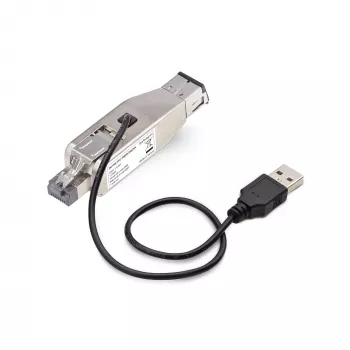StarTech.com Gigabit Fiber zu RJ45 Ethernet Medienkonverter Dongle, optisch Singlemode 10 km/Multimode 800 m, USB-Stromversorgung, kompaktes Design, Metallgehäuse, Micro Mini, TAA