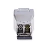 StarTech.com Gigabit Glasfaser-auf-RJ45-Ethernet-Medienkonverter-Dongle, optisch Singlemode 10 km/Multimode 800 m, PoE-gespeist, kompaktes Design, Metallgehäuse, Micro Mini, TAA