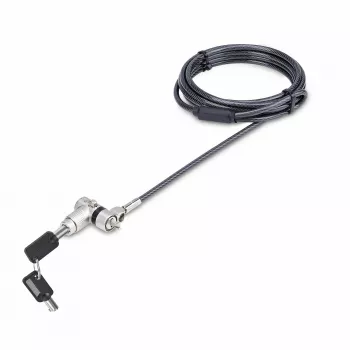 StarTech.com 25-Pack Universal Laptop Lock 6.6ft (2m), Master Keyed Locking Kabel, Computer Security, Kompatibel w/Noble Wedge®/Nano/K-Slot; Anti-Theft Cut-Resistant Kabel