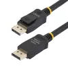 StarTech.com 2m (6.6ft) VESA-zertifiziertes DisplayPort-Kabel – 10er-Pack – DisplayPort 1.2 Kabel mit Verriegelung, 4K 60Hz UHD, DP-auf-DP-Kabel für Monitor, verriegelbare DP-Stecker