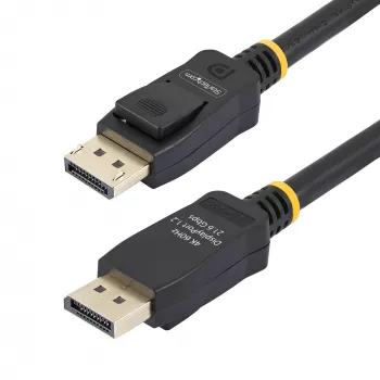 StarTech.com 2m (6.6ft) VESA-zertifiziertes DisplayPort-Kabel – 10er-Pack – DisplayPort 1.2 Kabel mit Verriegelung, 4K 60Hz UHD, DP-auf-DP-Kabel für Monitor, verriegelbare DP-Stecker