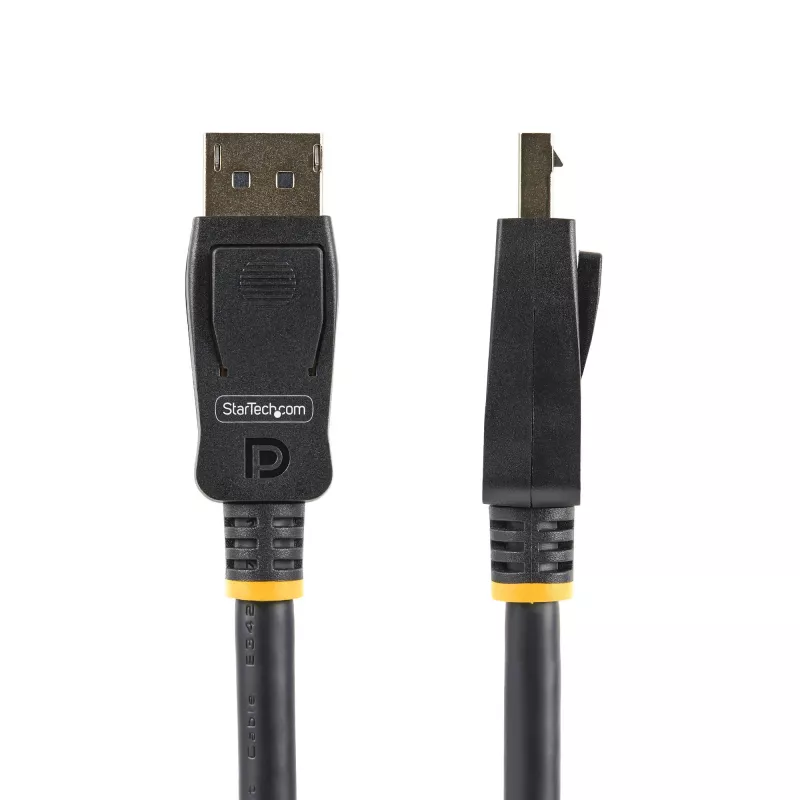 StarTech.com 2m (6.6ft) VESA-zertifiziertes DisplayPort-Kabel – 10er-Pack – DisplayPort 1.2 Kabel mit Verriegelung, 4K 60Hz UHD, DP-auf-DP-Kabel für Monitor, verriegelbare DP-Stecker