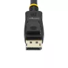 StarTech.com 2m (6.6ft) VESA-zertifiziertes DisplayPort-Kabel – 10er-Pack – DisplayPort 1.2 Kabel mit Verriegelung, 4K 60Hz UHD, DP-auf-DP-Kabel für Monitor, verriegelbare DP-Stecker