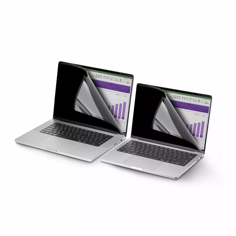 StarTech.com 13,3-Zoll 16:10 Flip-Up Blickschutzfolie mit Touch, blendfreier Blaulichtfilter, Laptop-Bildschirmschutz, +/- 30° Blickwinkel