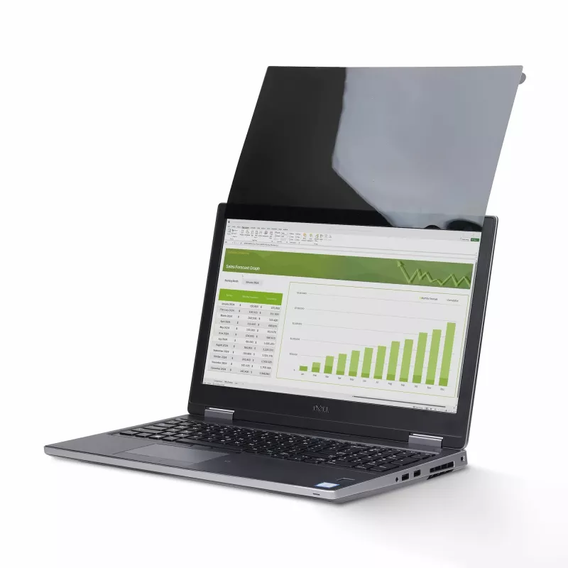 StarTech.com 31,7 cm (12,1 inch) 16:10 Flip-Up-Blickschutzfolie mit Touch, blendfreier Blaulichtfilter, Laptop-Monitor-Displayschutz, +/- 30° Blickwinkel