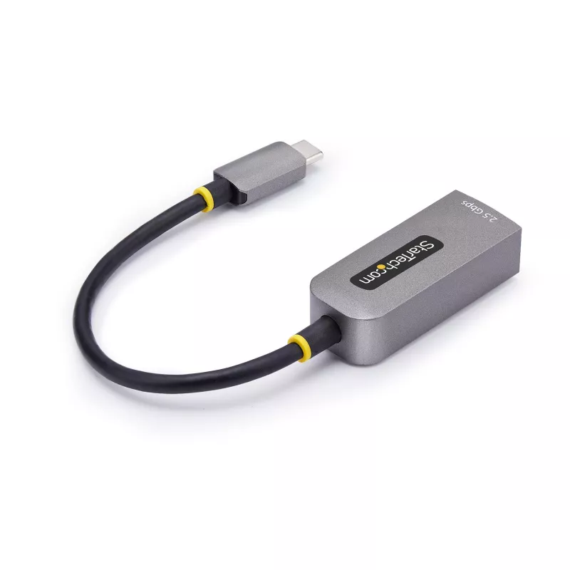 StarTech.com 2,5GbE USB-C auf Ethernet Adapter, NBASE-T NIC, USB 3.0 Type-C 2,5/1G Multi-Speed-Netzwerk, Thunderbolt-kompatibel, Windows & Mac