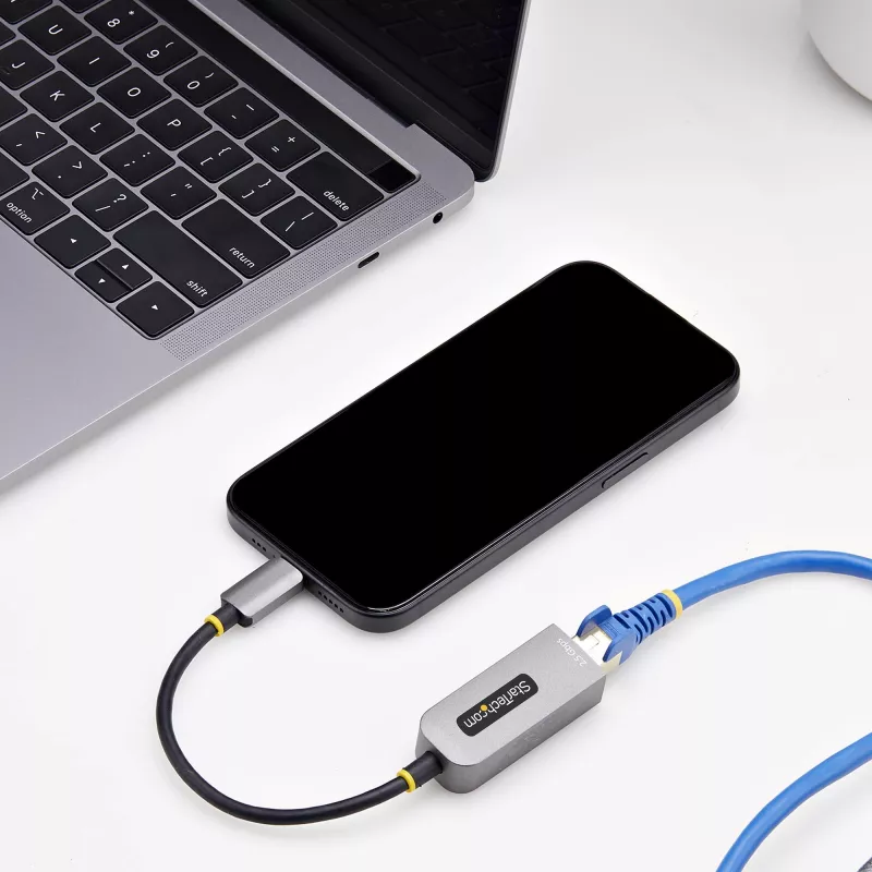 StarTech.com 2,5GbE USB-C auf Ethernet Adapter, NBASE-T NIC, USB 3.0 Type-C 2,5/1G Multi-Speed-Netzwerk, Thunderbolt-kompatibel, Windows & Mac