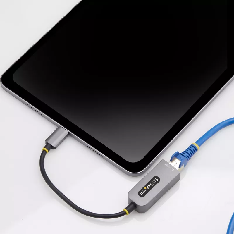 StarTech.com 2,5GbE USB-C auf Ethernet Adapter, NBASE-T NIC, USB 3.0 Type-C 2,5/1G Multi-Speed-Netzwerk, Thunderbolt-kompatibel, Windows & Mac
