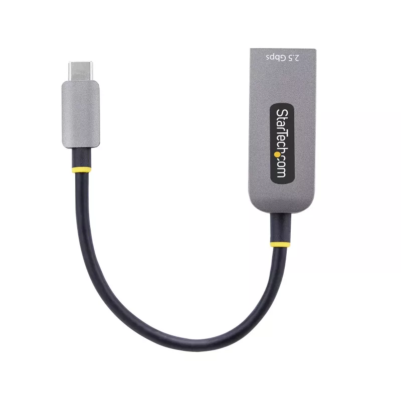 StarTech.com 2,5GbE USB-C auf Ethernet Adapter, NBASE-T NIC, USB 3.0 Type-C 2,5/1G Multi-Speed-Netzwerk, Thunderbolt-kompatibel, Windows & Mac