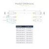 StarTech.com 2m (6.6ft) Premium zertifiziertes High-Speed HDMI-Kabel, 4K 60Hz/1440p 144Hz, HDR10/HDCP 2.2/ARC, 18Gbps, UHD HDMI 2.0 Kabel für TV/Monitor/Display, TPE-Mantel