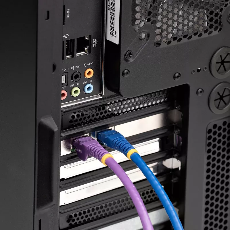 StarTech.com 2-Port Gigabit PCIe Netzwerkkarte, 10/100/1000Mbit/s PCI Express NIC, Dual Realtek RTL8111H, kompatibel mit Windows und Linux, TAA-konform