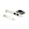 StarTech.com 2-Port Gigabit PCIe Netzwerkkarte, 10/100/1000Mbit/s PCI Express NIC, Dual Realtek RTL8111H, kompatibel mit Windows und Linux, TAA-konform
