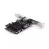 StarTech.com 2-Port 5G Gigabit PCIe Netzwerkadapterkarte, 5G/2.5G/1G/100M/10M PCI Express LAN-Karte, Realtek RTL8126, Windows und Linux, TAA-konform