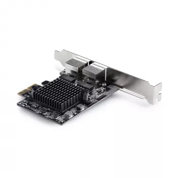 StarTech.com 2-Port 5G Gigabit PCIe Netzwerkadapterkarte, 5G/2.5G/1G/100M/10M PCI Express LAN-Karte, Realtek RTL8126, Windows und Linux, TAA-konform