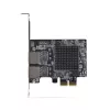 StarTech.com 2-Port 5G Gigabit PCIe Netzwerkadapterkarte, 5G/2.5G/1G/100M/10M PCI Express LAN-Karte, Realtek RTL8126, Windows und Linux, TAA-konform