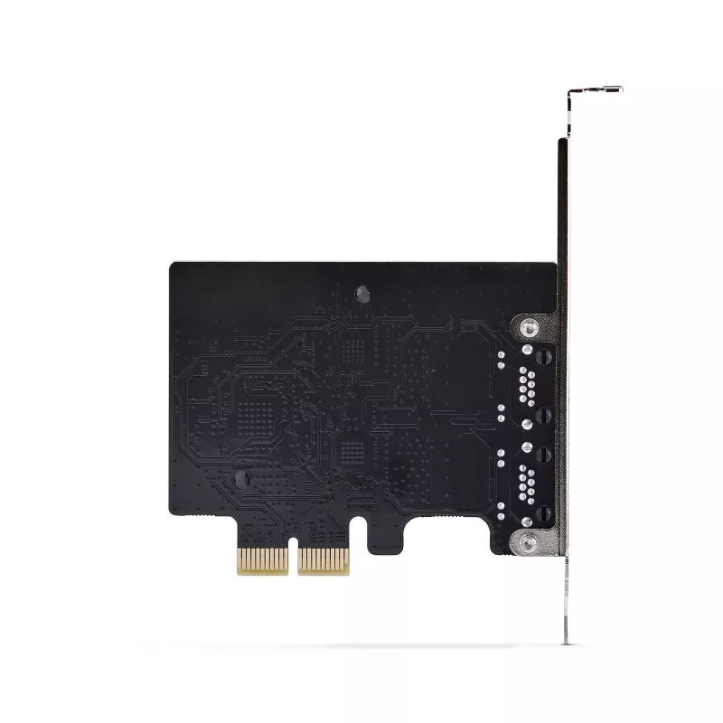 StarTech.com 2-Port 5G Gigabit PCIe Netzwerkadapterkarte, 5G/2.5G/1G/100M/10M PCI Express LAN-Karte, Realtek RTL8126, Windows und Linux, TAA-konform