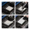 StarTech.com Hochleistungs-Silikon-Wärmeleitpaste, 14,5W/m•K Leitfähigkeit, Fettverbindung für CPUs, GPUs und ICs, verbessert die Wärmeableitung in Computern