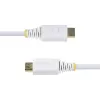 StarTech.com 10ft (3m) Premium Certified High Speed HDMI Kabel, 4K 60Hz/1440p 144Hz, HDR10/HDCP 2.2/ARC, 18Gbps, UHD HDMI 2.0 Cord for TV/Monitor/Display, TPE Jacket, White