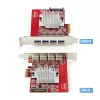 StarTech.com 4-Port USB-A PCIe-Karte, USB 3.2 10 Gbit/s, PCI Express 3.0 Erweiterungskarte, 4x unabhängige USB-Steuergerät, Windows/Linux/macOS, TAA-konform