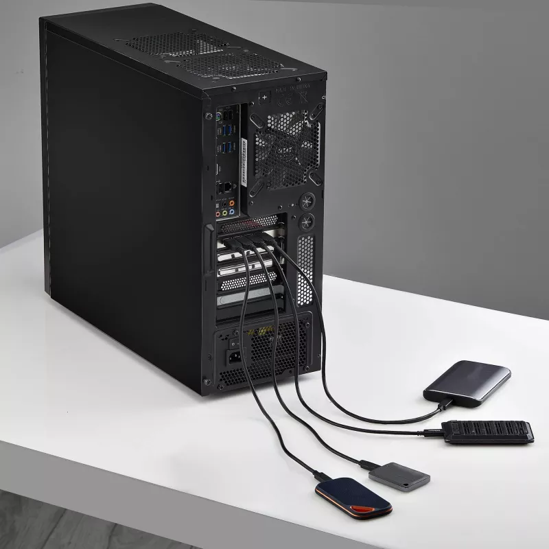 StarTech.com 4-Port USB-A PCIe-Karte, USB 3.2 10 Gbit/s, PCI Express 3.0 Erweiterungskarte, 4x unabhängige USB-Steuergerät, Windows/Linux/macOS, TAA-konform