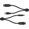 StarTech.com 10ft (3m) DisplayPort und USB 5Gbps KVM-Kabel, 4K 60Hz, universell kompatibles DP 1.2/USB 3.0 Combo-Kabel für KVM-Switches