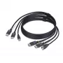 StarTech.com 1,8 m Dual-DisplayPort und USB 5 Gbit/s KVM-Kabel, 4K 60 Hz, universell kompatibel, DP 1.2/USB 3.0 Kombokabel für Dual-Monitor KVM-Switches