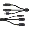 StarTech.com 1,8 m Dual-DisplayPort und USB 5 Gbit/s KVM-Kabel, 4K 60 Hz, universell kompatibel, DP 1.2/USB 3.0 Kombokabel für Dual-Monitor KVM-Switches