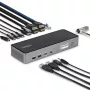 StarTech.com Triple-Monitor USB-C Dockingstation, 140W Laptop-Ladestation für MacBook Pro und Windows, 4K 60Hz HDMI oder DisplayPort, TAA