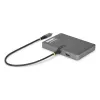 StarTech.com USB-C auf Quad-Monitor Workstation Adapter, 4K 60Hz DisplayPort, 140W PD Passthrough für Laptop-Ladung, USB-Anschluss für kabellose Tastatur / Maus, TAA