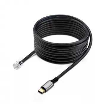 StarTech.com UR9-HEADSET-ADAPTER Kabel-Adapter USB-C RJ-9 Schwarz