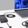 StarTech.com UR9-HEADSET-ADAPTER Kabel-Adapter USB-C RJ-9 Schwarz