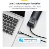 StarTech.com UR9-HEADSET-ADAPTER Kabel-Adapter USB-C RJ-9 Schwarz