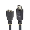 StarTech.com 3m DisplayPort 1.4 Verlängerungskabel, DP 1.4 Port-Saver-Kabel, 8K 60Hz, DP-Stecker auf DP-Buchse Verlängerungskabel, DisplayPort-Verlängerungskabel, TPE-Mantel, Stecker/Buchse