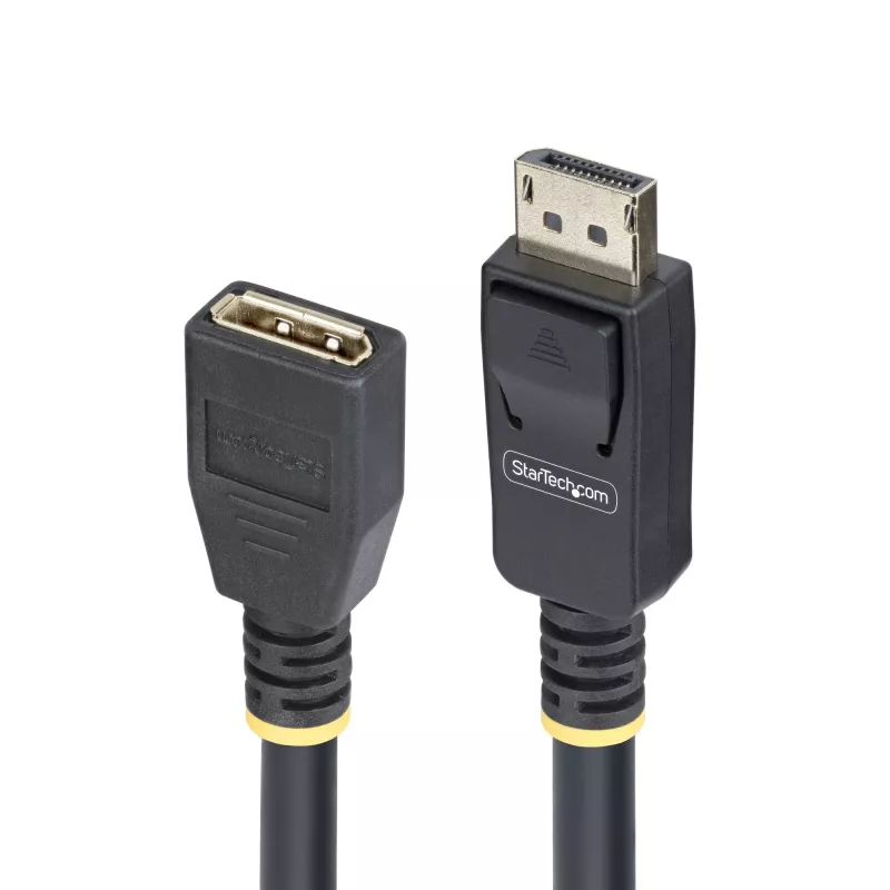 StarTech.com 3m DisplayPort 1.4 Verlängerungskabel, DP 1.4 Port-Saver-Kabel, 8K 60Hz, DP-Stecker auf DP-Buchse Verlängerungskabel, DisplayPort-Verlängerungskabel, TPE-Mantel, Stecker/Buchse