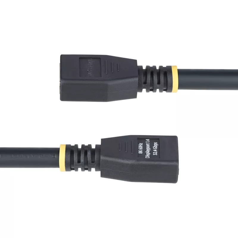 StarTech.com 3m DisplayPort 1.4 Verlängerungskabel, DP 1.4 Port-Saver-Kabel, 8K 60Hz, DP-Stecker auf DP-Buchse Verlängerungskabel, DisplayPort-Verlängerungskabel, TPE-Mantel, Stecker/Buchse